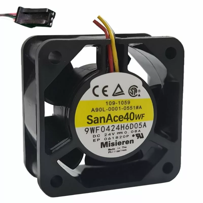 Fanuc Fan 40x40x20mm 24V 0.08A 12000RPM 11.7CFM High Speed Cooler Fan