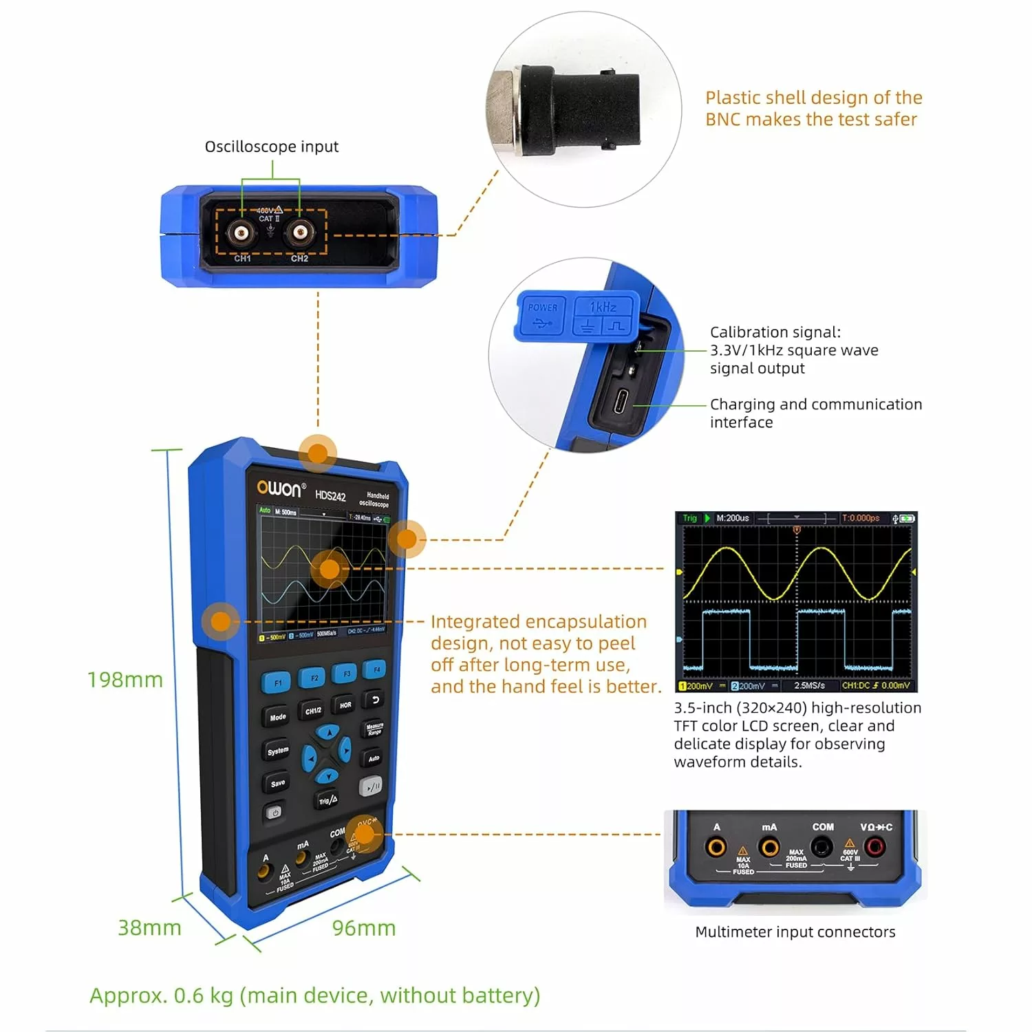 Portable Digitial Oscilloscope + Multimeter - Image 2