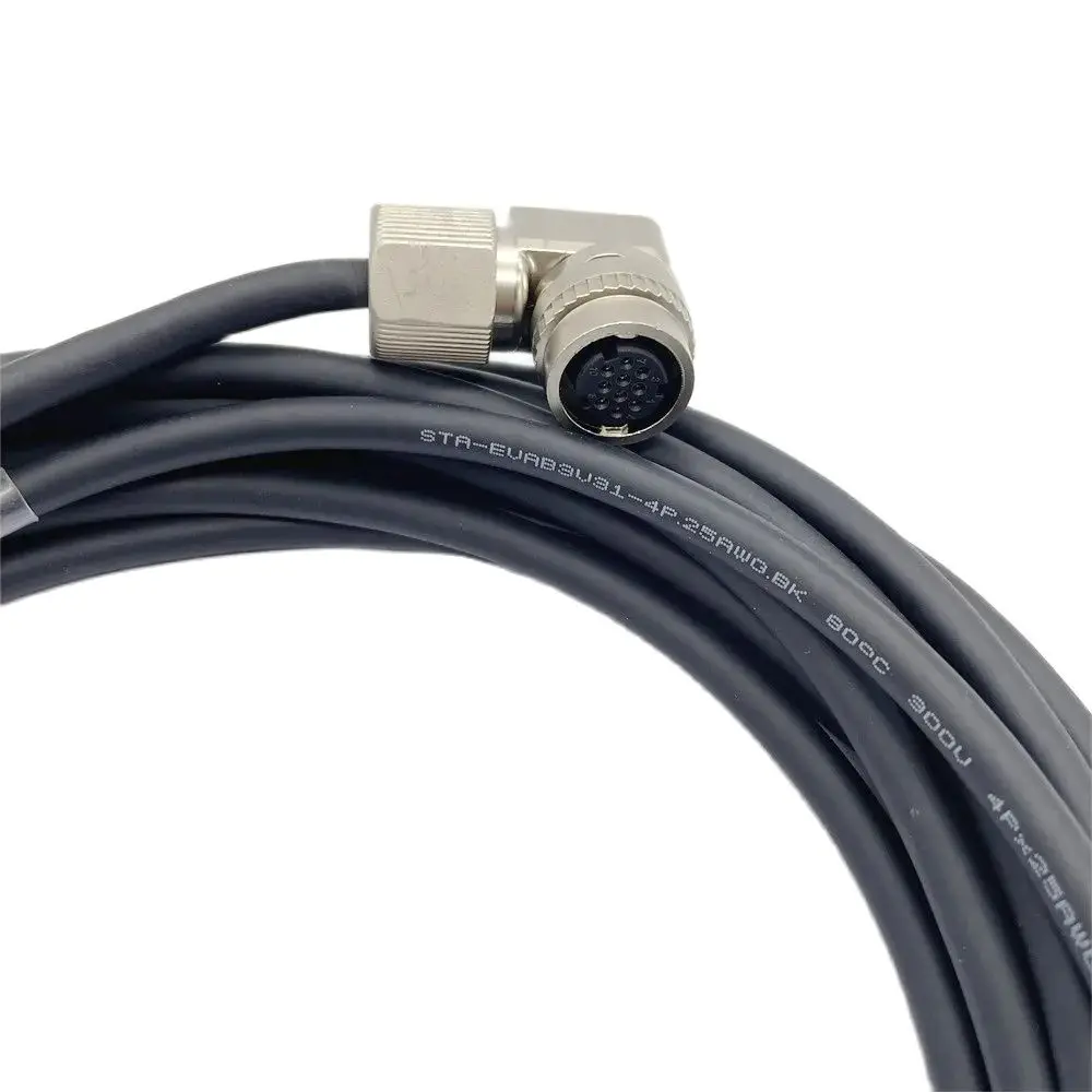 Fanuc Encoder Signal Feedback Line A660-2005-T505 T506 with Elbow Connector - 10 Meter - Image 2