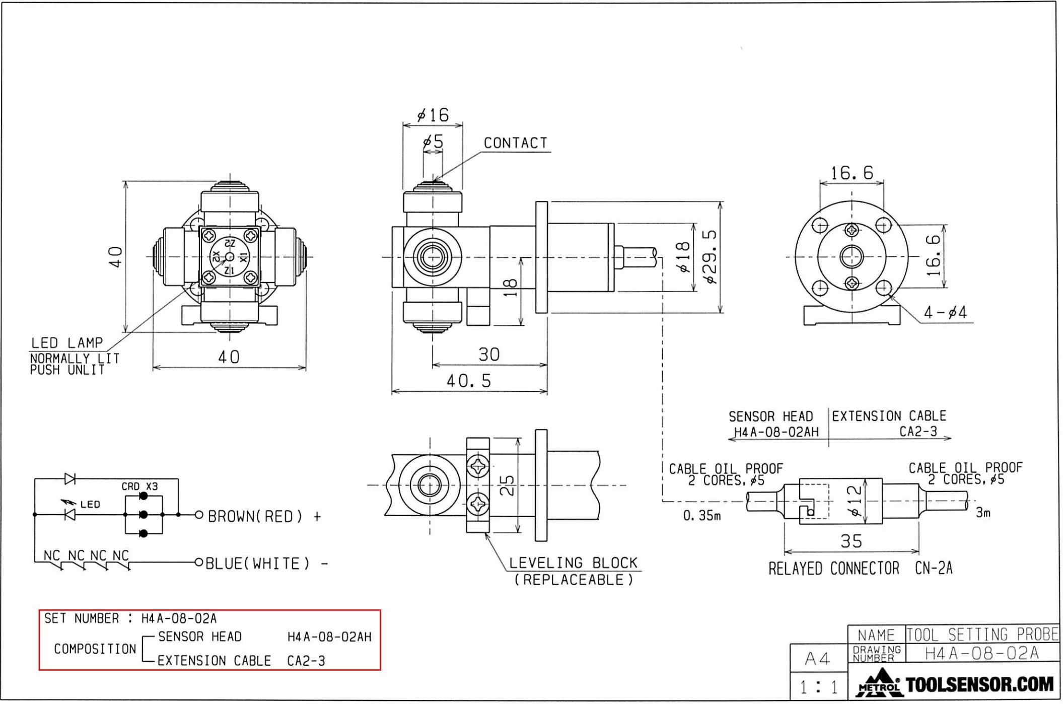 Metrol H4A-08-02A Tool Setter for Turning Centre - Image 5