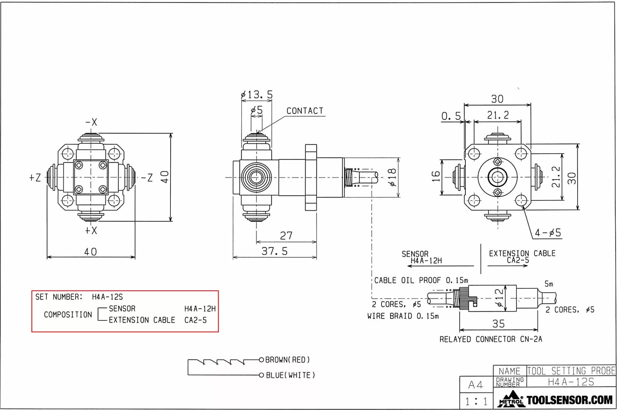 Metrol H4A-12S Tool Setter for Turning Centre - Image 5