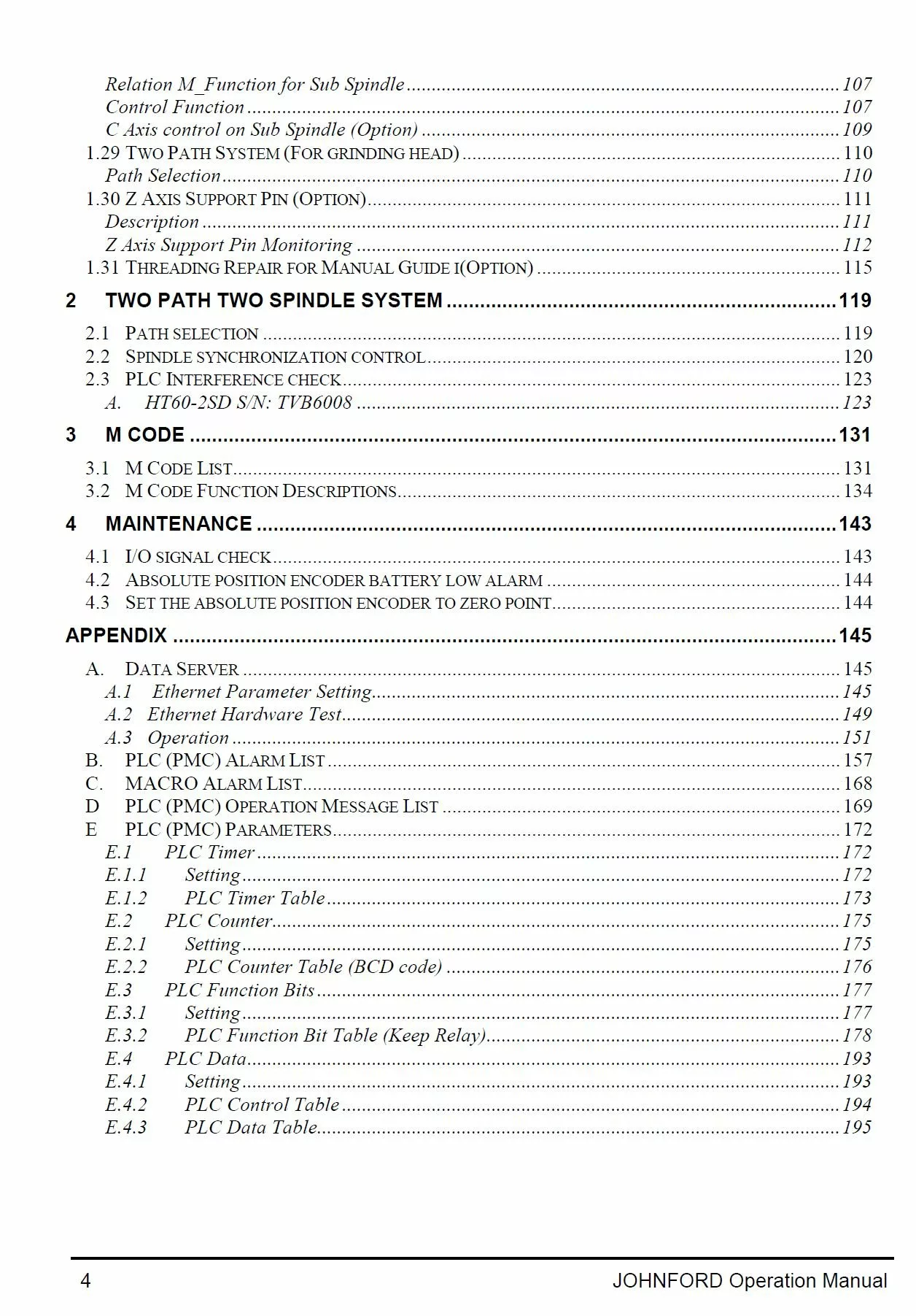 Johnford TC/SL/ST/HT/LC With Fanuc i Series Operation Manual - Image 5