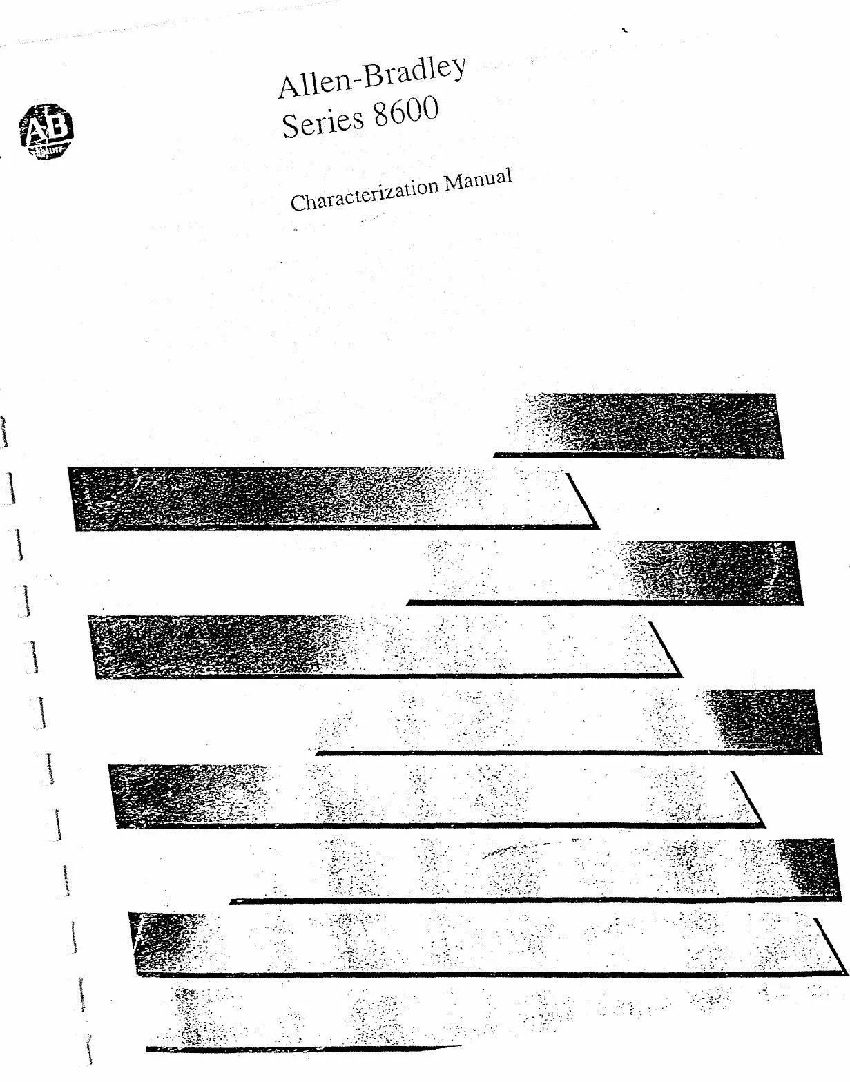 Allen Bradley/OSAI Series 8600 Installation & Characterization Manual - 1990