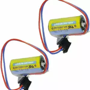 3.6V A6BAT/MR-BAT Battery for Mitsubishi MR-J2 Series Drives - 2 pieces