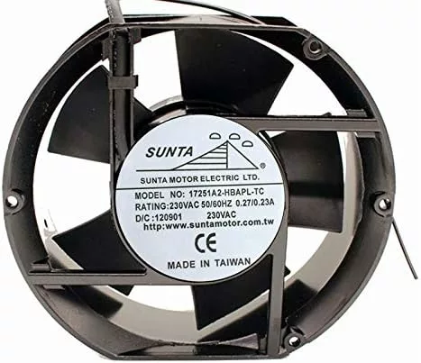 Replacement Fan for Sunta 17251A2-HBAPL-TC 230V