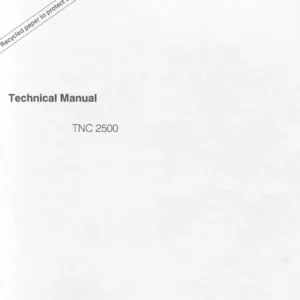 Heidenhain TNC 2500 Technical Manual
