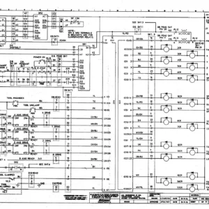 Bridgeport VMC 800/1000 22 with Heidenhain TNC 370 Electrical Schematics