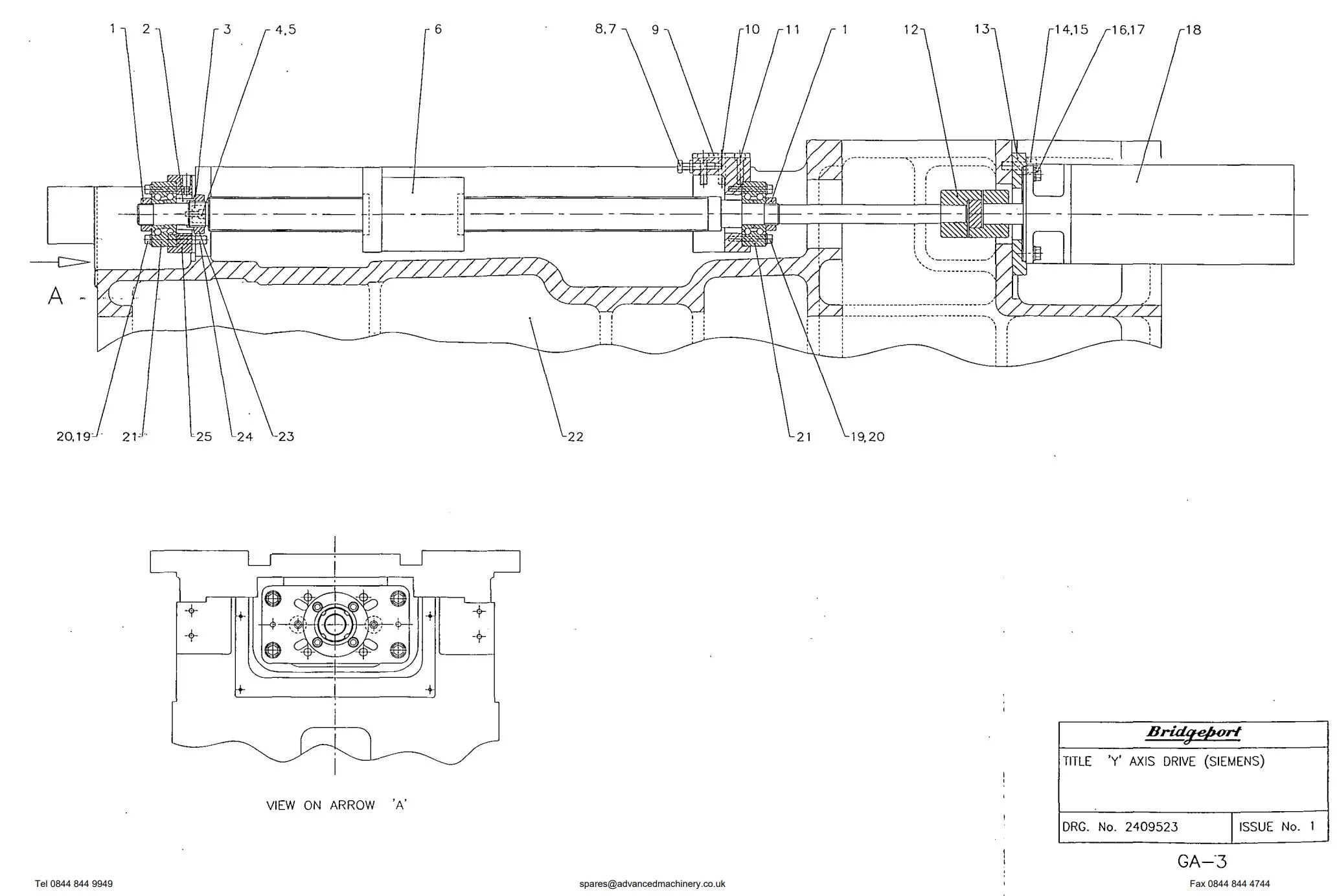 Bridgeport VMC 600/30 Digital Parts Manual - 1802087 - Image 2