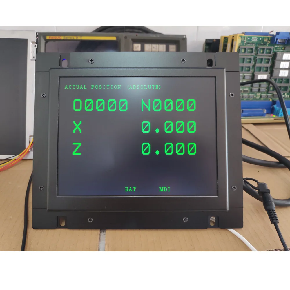 9" LCD Display Replacement For Fanuc A61L-0001-0093 CRT Display