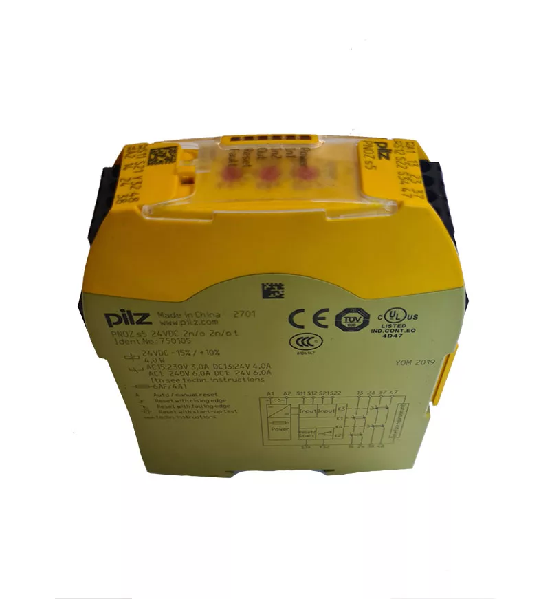 PILZ PNOZ s5 - Safety Relay 24V dc, Dual-Channel 2 Safety Contacts - Image 2