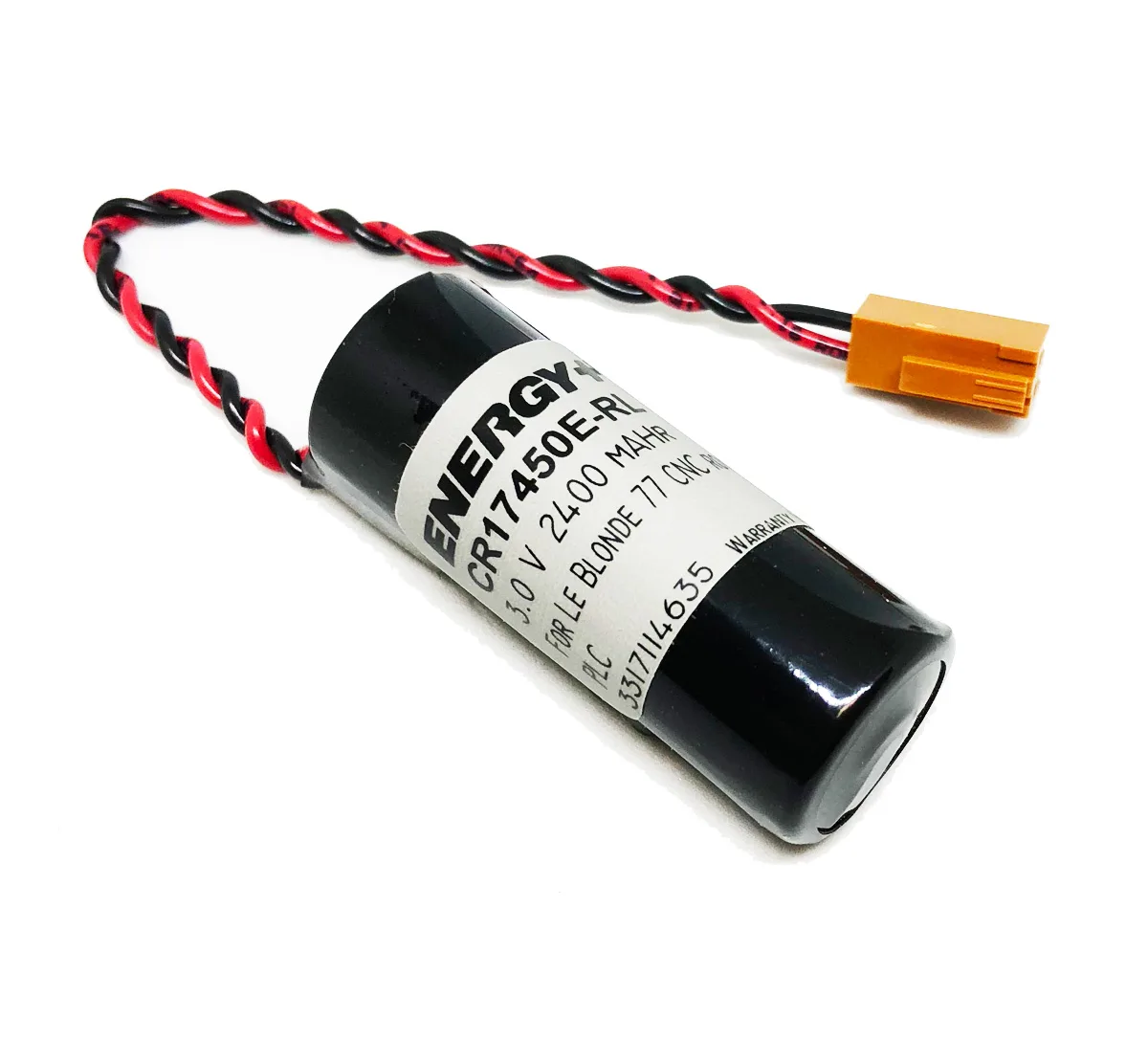 Replacement lithium battery for CNC PLC and servo drive backup