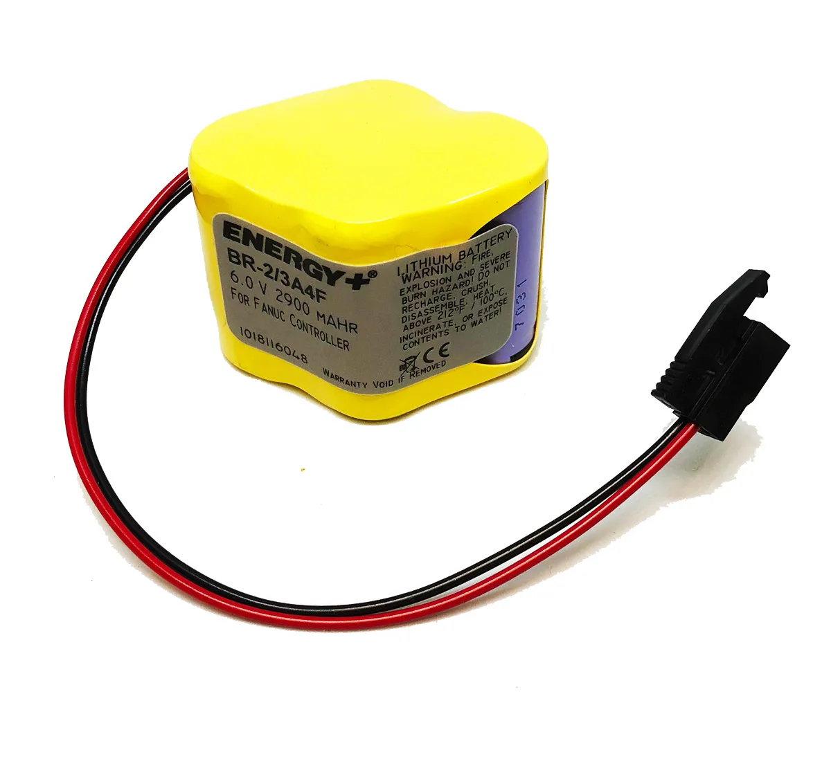 Replacement lithium battery for CNC PLC and servo drive backup