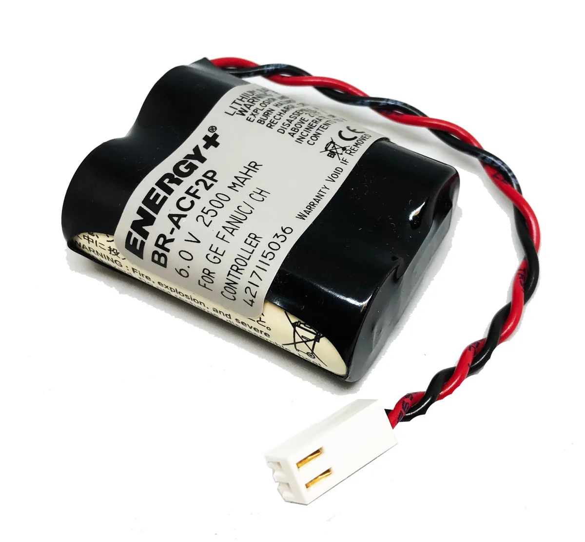 Replacement lithium battery for CNC PLC and servo drive backup