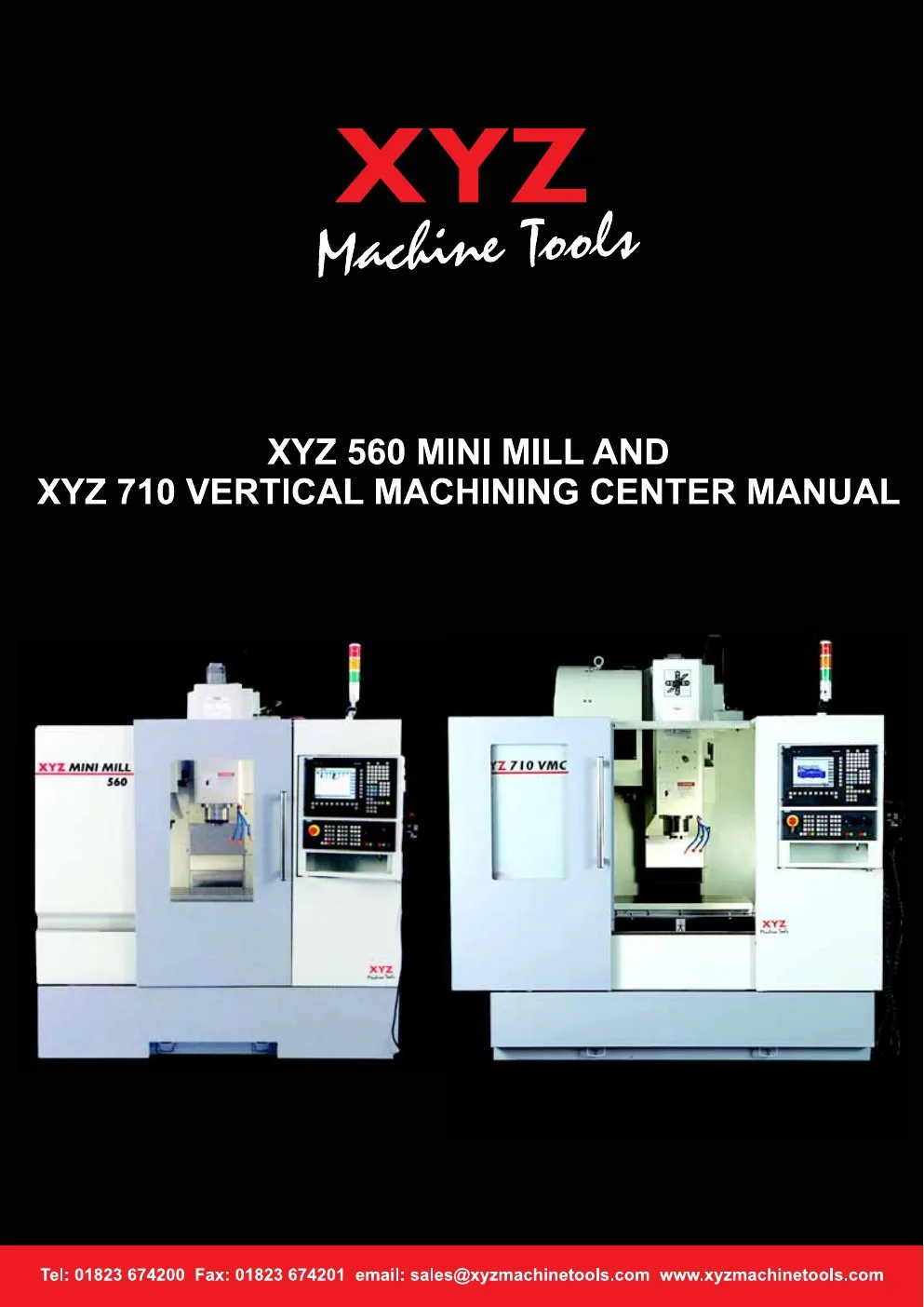 XYZ Machine Tools manual cover