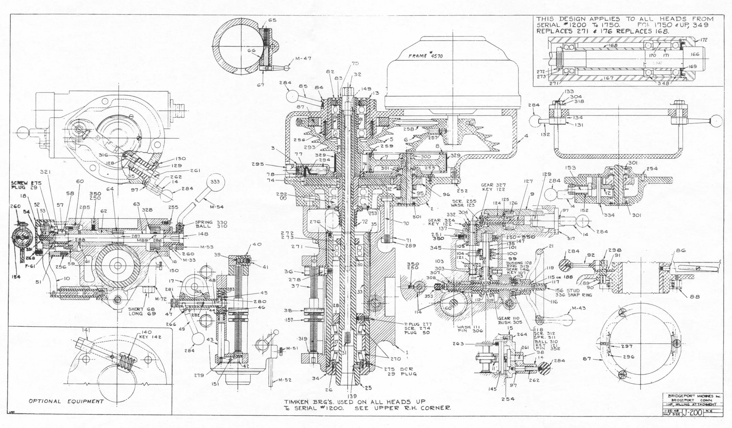 Bridgeport J-Head Huge Drawing - PDF Download
