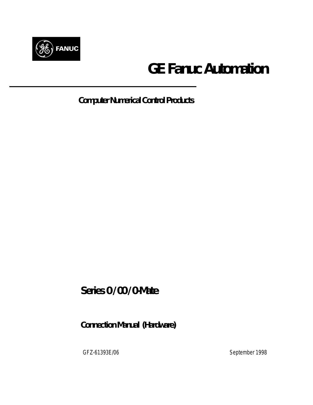 Fanuc 0 Connection Manual Hardware - PDF Download