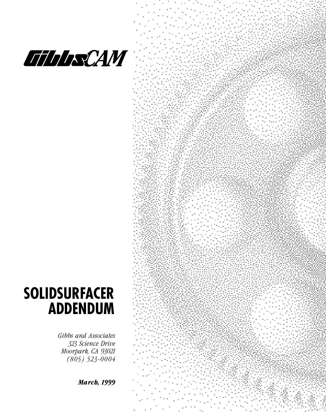 GibbsCAM SolidSurfacer Addendum GFK-1710 - PDF Download