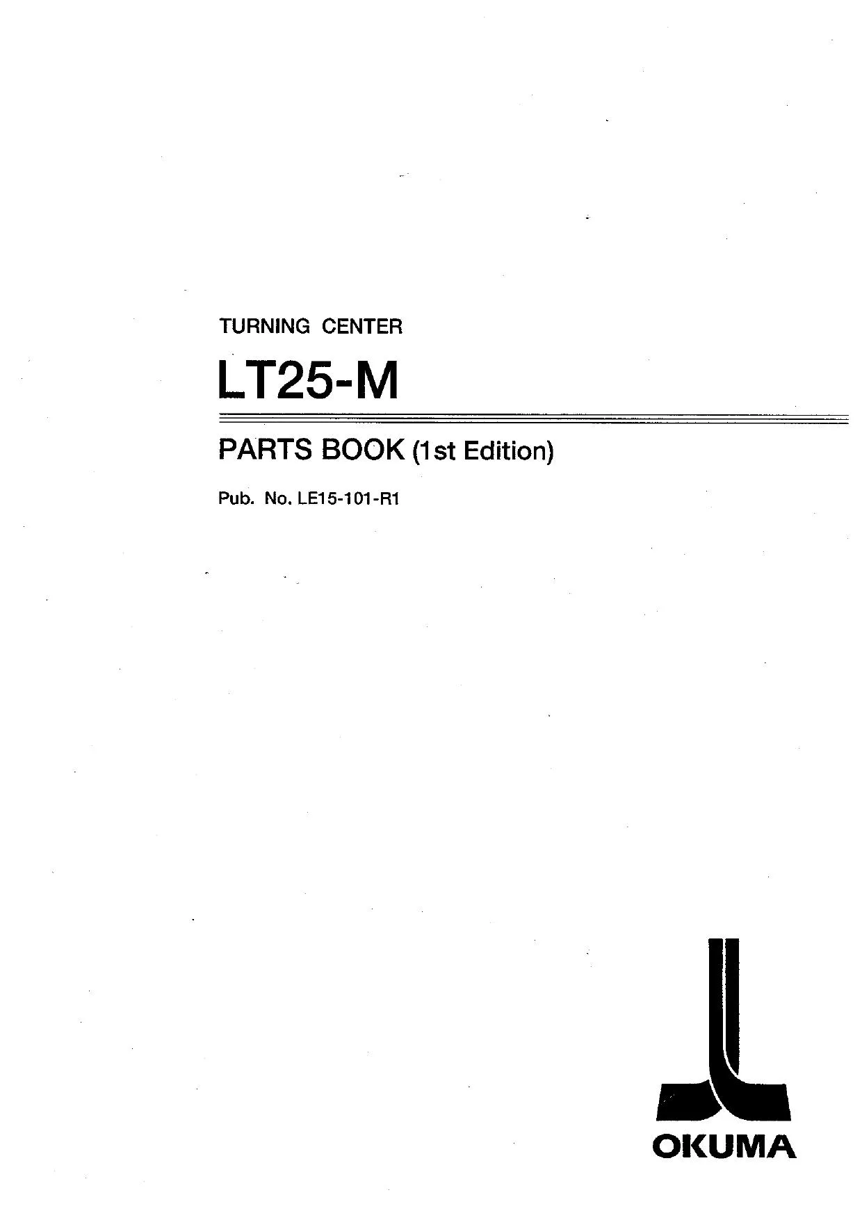 Okuma Turning Center LT25-M Parts Book - PDF Download