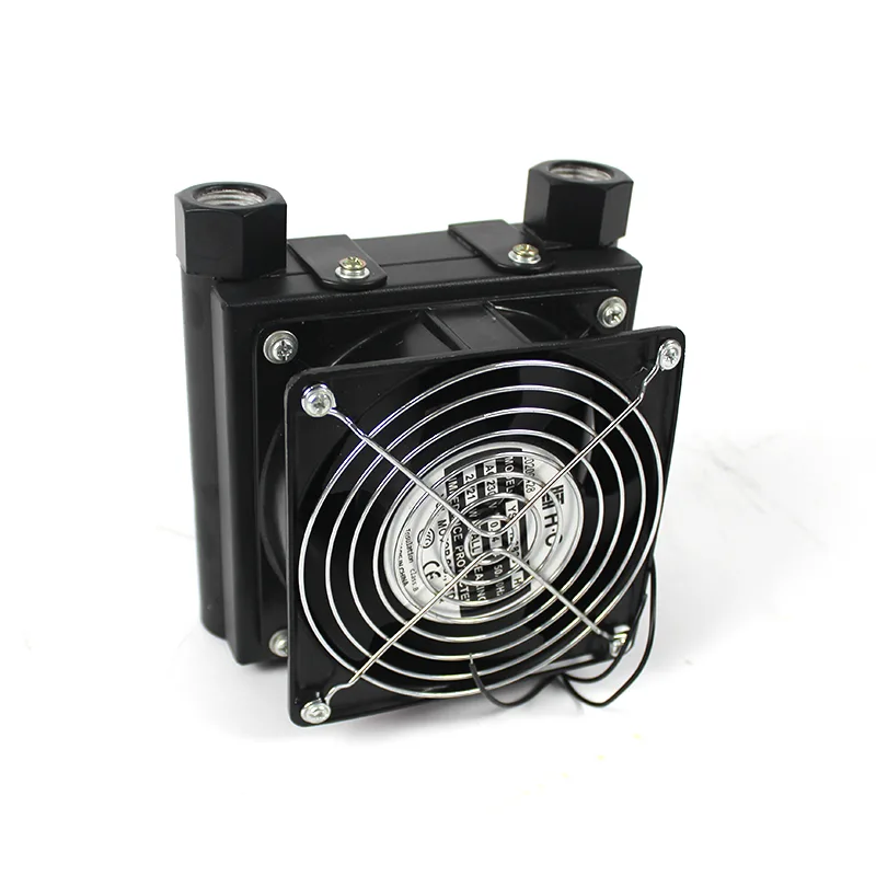 AF0510T-CA Mini 5L/min Air Cooled Hydraulic Oil Cooler 110VAC 1/2 inch PT