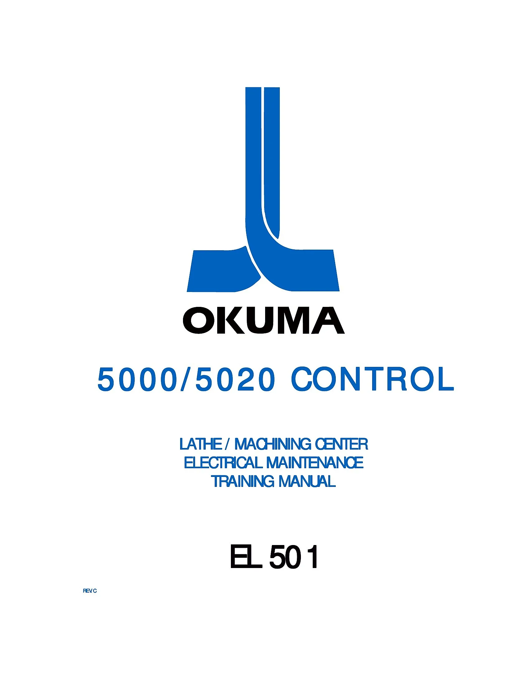 Okuma OSP 5000/5020 Electrical Maintenance Training Manual, EL 501 cover