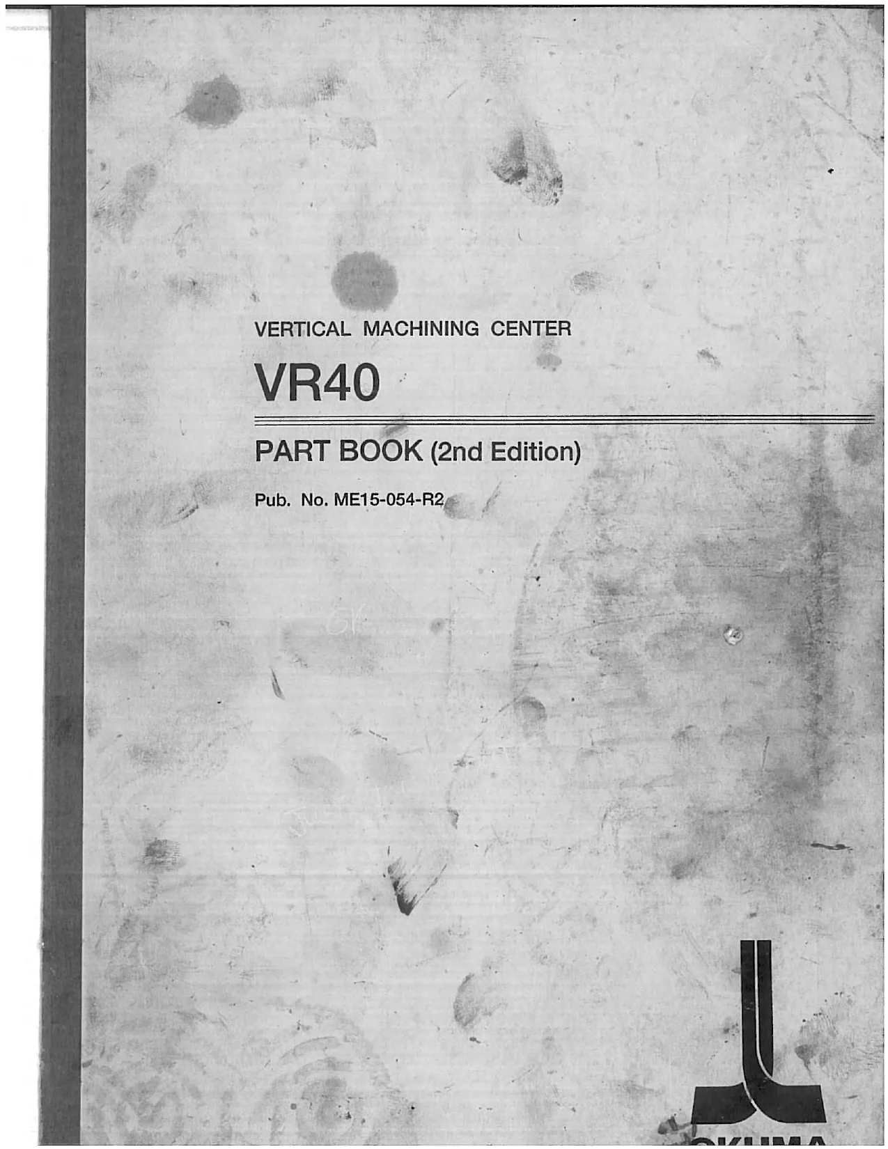 Okuma Vertical Machining Center Parts Book (2nd Edition) - PDF Download