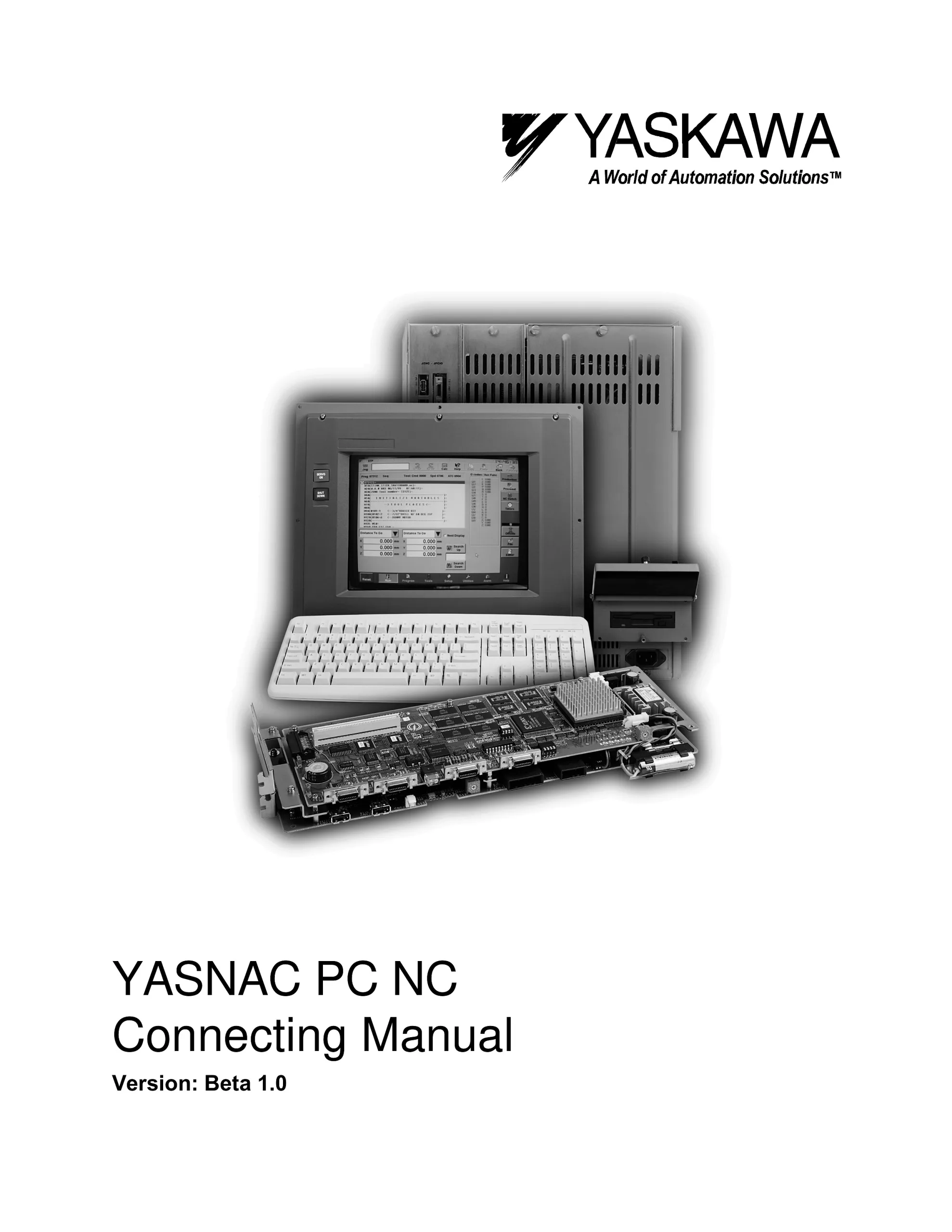 Yaskawa YASNAC PC NC Connecting Manual, JANCD-FC100C cover